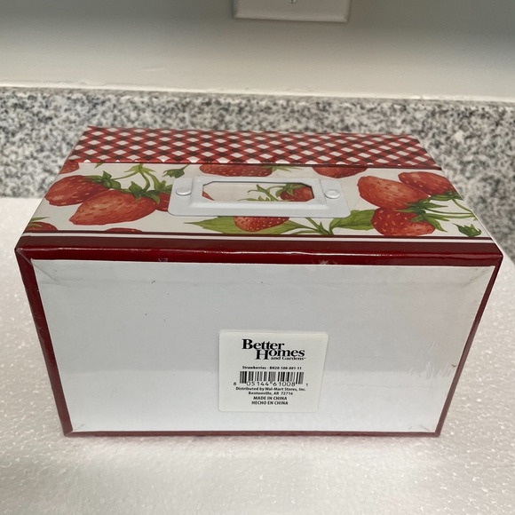 Better Homes & Gardens RECIPE BOX SET With recipe box recipe cards & index cards - Picture 4 of 6